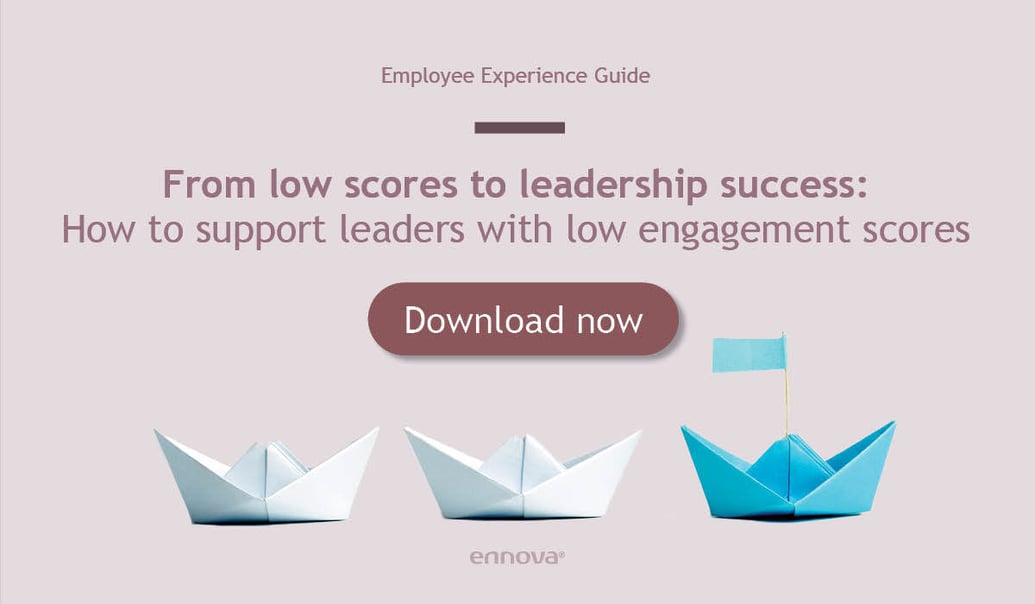 Download guide "How to support leaders with low engagement scores"