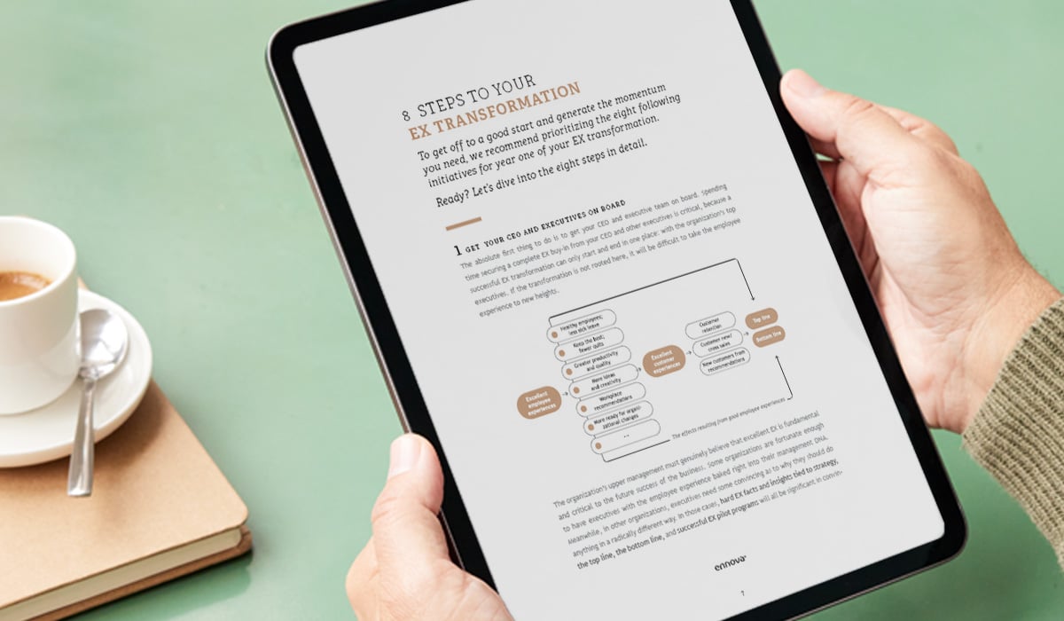 Quick Guide: 8 trin til succesfulde medarbejderoplevelser i år 1 - guide