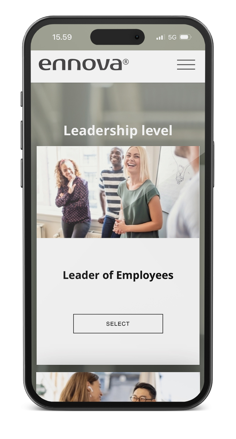 LeadUp book - choose leadership level
